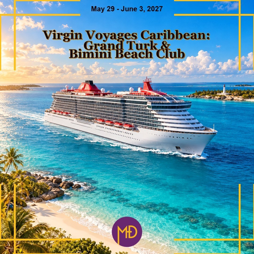 Virgin Voyages Caribbean: Grand Turk and Bimini Beach Club, May 29 to June 3, 2027